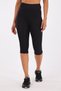 Joy High Waist Pocketed Sports Leggings 3/4 Black - 2