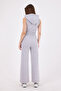 Juliet Women's Hooded Wide-Leg Jumpsuit Gray - 7