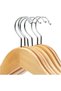 Wooden Hanger Clothes and Clothes Hanger 24 Pieces Domestic Production - 3