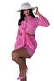 Women's Two Piece Set - Front Tie Shorts and Shirt 100% Cotton - 8