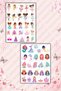 50 Pieces Transparent Water Resistant Cute Ballerina Princess Sticker - Laptop Phone Notebook Water Bottle Sticker - 2