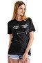 Face Man T-Shirt Black Unisex Tshirt - 4
