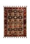 Royal Abstract Ancient Shapes Patterned Tassel Detailed Woven Base Decorative Carpet Royal44 - 2