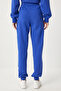 Hooded Sweatshirt Jogger Oversize Knitted Top and Bottom Set Blue Lpys003 - 8