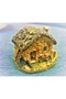 3.8cm Miniature Stone Knitted House Silicone Mold K-146, Scented Stone Soap Gypsum Candle Mold - 6