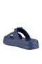 Women's Stoned Stylish Comfortable Daily Slippers Dark Blue - 3