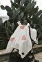 Teddy Powder Heart Zippered 2 Layer Muslin Stroller Cover - 3