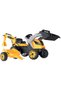 Tractor cu pedale și remorcă Builder Max, galben - 2
