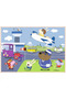 Puzzle 4v1 Prasátko Peppa - 4