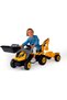 Tractor cu pedale și remorcă Builder Max, galben - 5