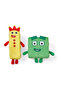 Set Mascote Din Plus Numberblocks - Trei & Patru