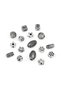 Plastic Bead Set, Mix Talismans, String Bracelet, Silver, 17 Gr, Buddha - 2