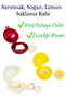 Set of 3 Onion Garlic Lemon Storage Container - 3