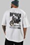 Robot Tyranno Shredder - Back Printed Oversize Tshirt - Crew Neck - Cotton - Men - Women - 5