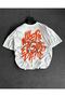 Plus Size Play California Printed Oversize Crew Neck T-shirt
