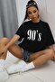 Women's 90's Printed Oversize T-shirt - 2