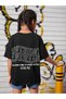 Kids Nothing Find Back Printed Oversize Crew Neck Children's T-shirt