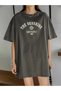 Plus Size The Sunshine Printed Crew Neck Oversize Unisex T-shirt - 3