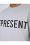 Large Size Represent Owners' Club Printed Oversize Cotton T-shirt with Chest Detail - 4
