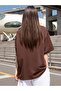 Plus Size Women's Guardian Printed Oversize Crew Neck T-shirt - 4