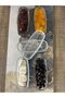 6-Piece Glass Boat Plate Jam Bowl Snack Bowl Breakfast Presentation Plate 20*8 cm - 2