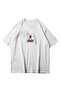 Plus Size Spirit Spider Front and Back Printed Cotton Oversize Crew Neck T-shirt - 2
