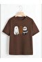 Bestie Teddy Bear Printed Oversize Cotton Kids T-Shirt