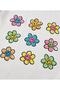Colorful Daisy Printed Oversize Crew Neck Cotton Children's T-shirt - 2