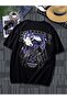 Flower & Butterfly Flower & Butterfly Printed Oversize T-shirt