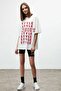 Plus Size Addict Style Printed White Oversize T-shirt - 3