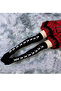 Special Series Women's Extra Long Black Skulls Danger Skull Knee High Socks