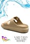 Double Buckle Lightweight Eva Summer Beach Children's Slippers Pool Slippers Washbasin Slippers Lm Mink - 6