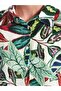 Lcwaikiki Classic Green Patterned Women's Shirt Tunic - 4