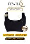 100% Cotton Pack of 3 Stylish and Comfortable Removable Padded Women's Recovery Bustier Brush - 3