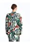 Lcwaikiki Classic Green Patterned Women's Shirt Tunic - 5