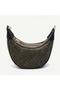 Uderra Khaki Green Quilted Genuine Leather Shoulder Bag-S1Km0006 - 3