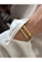 Steel Gold Coarse Barley Bracelet - 3