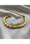 Steel Gold Coarse Barley Bracelet