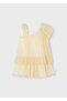 Girl's Asymmetrical Pleated Dress