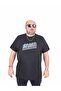 Men's Big Size Crew Neck T-Shirt Sport 25162 Black