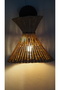 Rattan Sconce - Birch Detailed, Handmade - 3