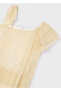 Girl's Asymmetrical Pleated Dress - 3