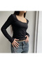 Y2K Lace Detail Long Sleeve Crop Top Kst - 4