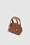 Brown C11 Mini Size Single Compartment Faux Leather Women's Wallet B:7 E:10 W:6 - 3