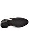 Opia Genuine Leather Comfort Orthopedic Women's Low Heeled Shoes Black - 6