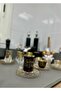 Ramadan Kareem Turkish set of 6 coffee cups, 6 tea cups and 6 saucers, gold color - 2