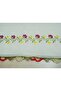 Handmade Embroidery Embroidered Needle Embroidered Prayer Cover Dowry Holder Mevlit Hijab Crepe Fabric 145X75 cm - 2