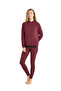 Claret Red Women's Sweatshirt 51640 - 4