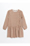 Esvab • Modern & Distinctive Zero Roba Collar Floral Girl's Dress - 4