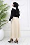 Scuba Flared Skirt Stone Color 212 - 5